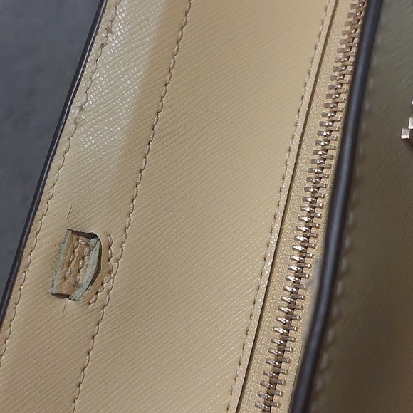 Kate Spade Staci Satchel, Pale Yellow, Medium Size - Picture 9 of 9